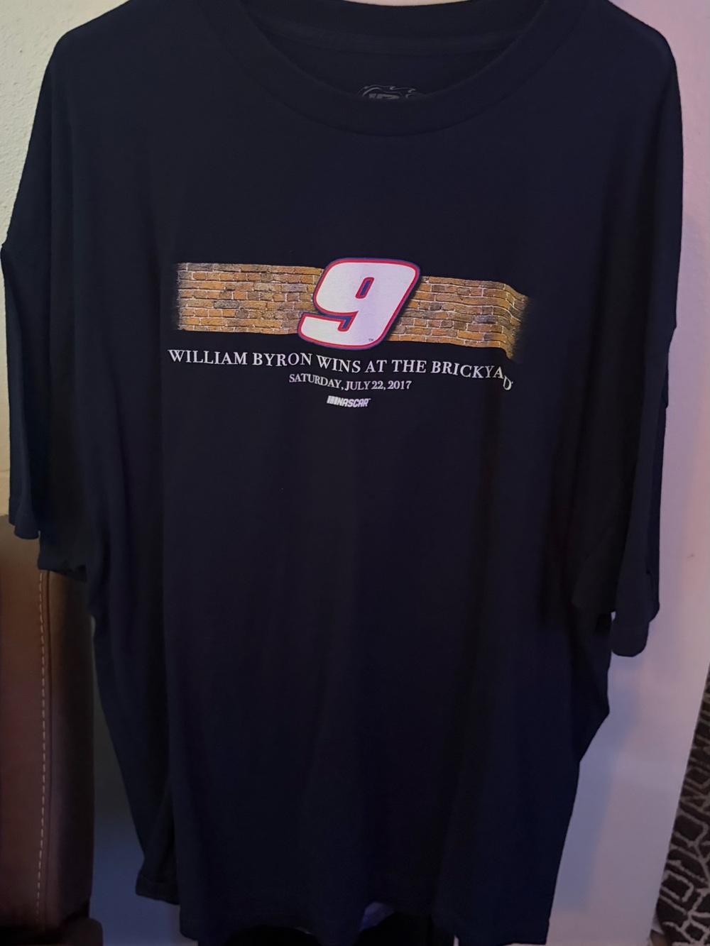 William Byron '9' Black Graphic T-Shirt - Men's